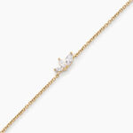 Bracelet Siona Plaque Or Jaune Oxyde De Zirconium - Bracelets Femme | Histoire d&rsquo;Or