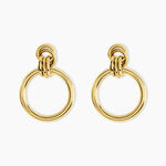 Boucles D'oreilles Puces Josephine Acier Dor&eacute; - Boucles d'oreilles fantaisie Femme | Histoire d&rsquo;Or