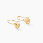 Boucles D'oreilles Pendantes Fidelia Boules Or Jaune - Boucles d'oreilles pendantes Femme | Histoire d&rsquo;Or