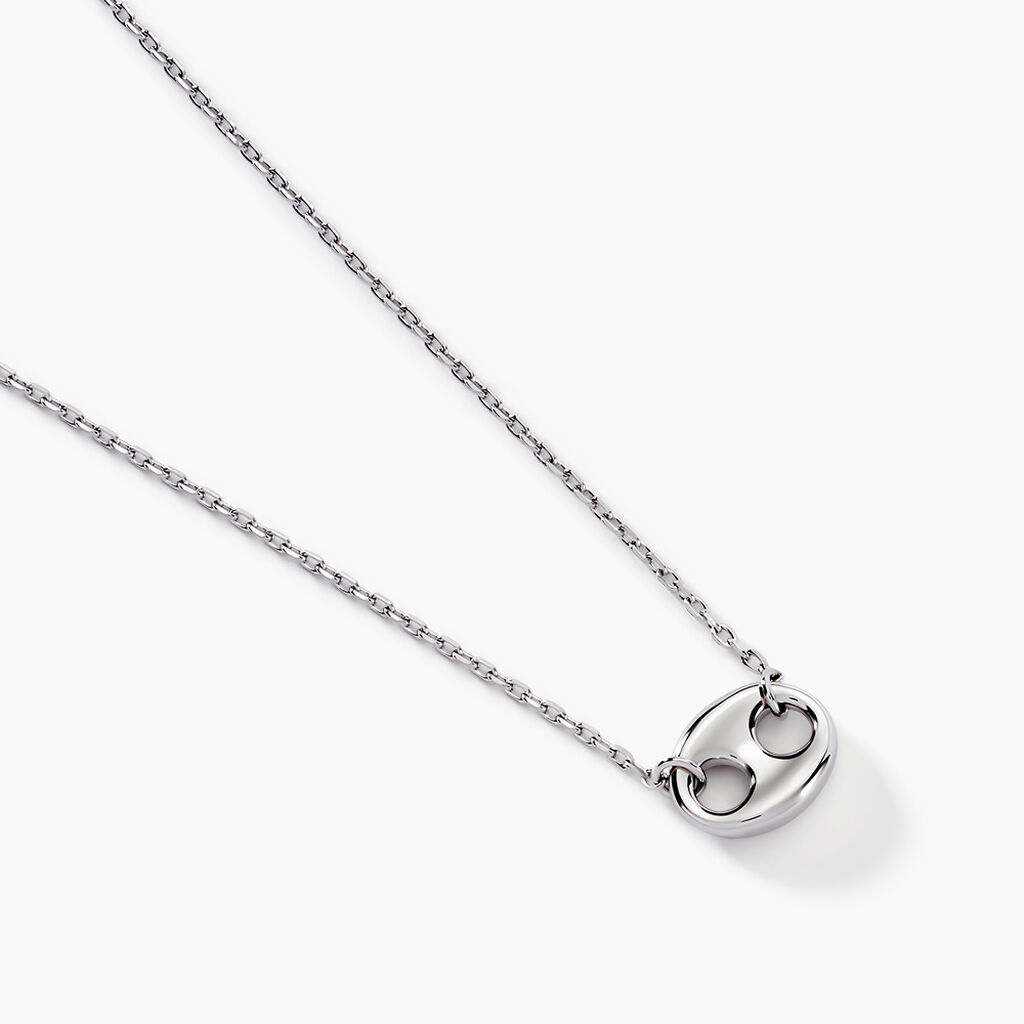 Collier Viana Argent Blanc - Colliers fantaisie Femme | Histoire d&rsquo;Or