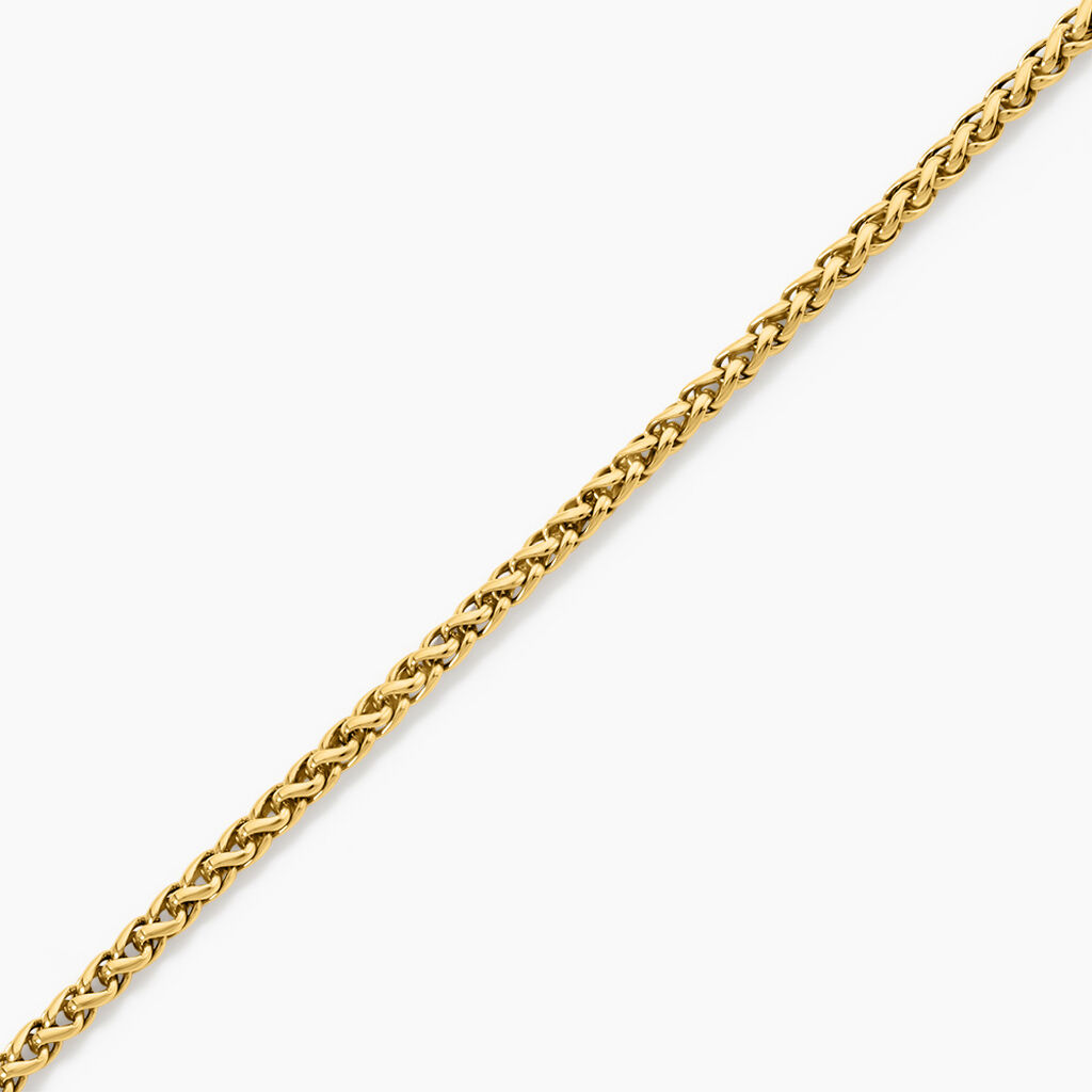 Bracelet Elisabeth Acier Jaune - Bijoux sans pierre Femme | Histoire d&rsquo;Or