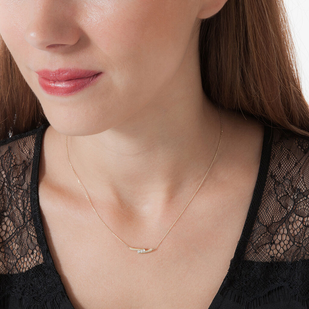 Collier Galya Or Jaune Diamant - Colliers Femme | Histoire d’Or