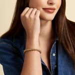Bracelet Jerry Maille Corde Or Jaune - Bracelets cha&icirc;ne Femme | Histoire d&rsquo;Or
