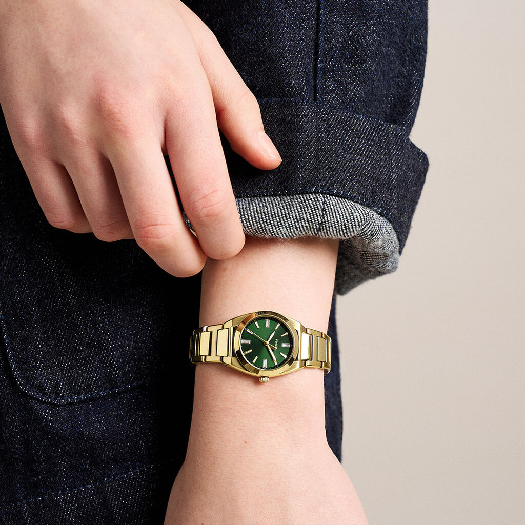 Montre Fossil Everett Femme Vert - Montres Femme | Histoire d&rsquo;Or