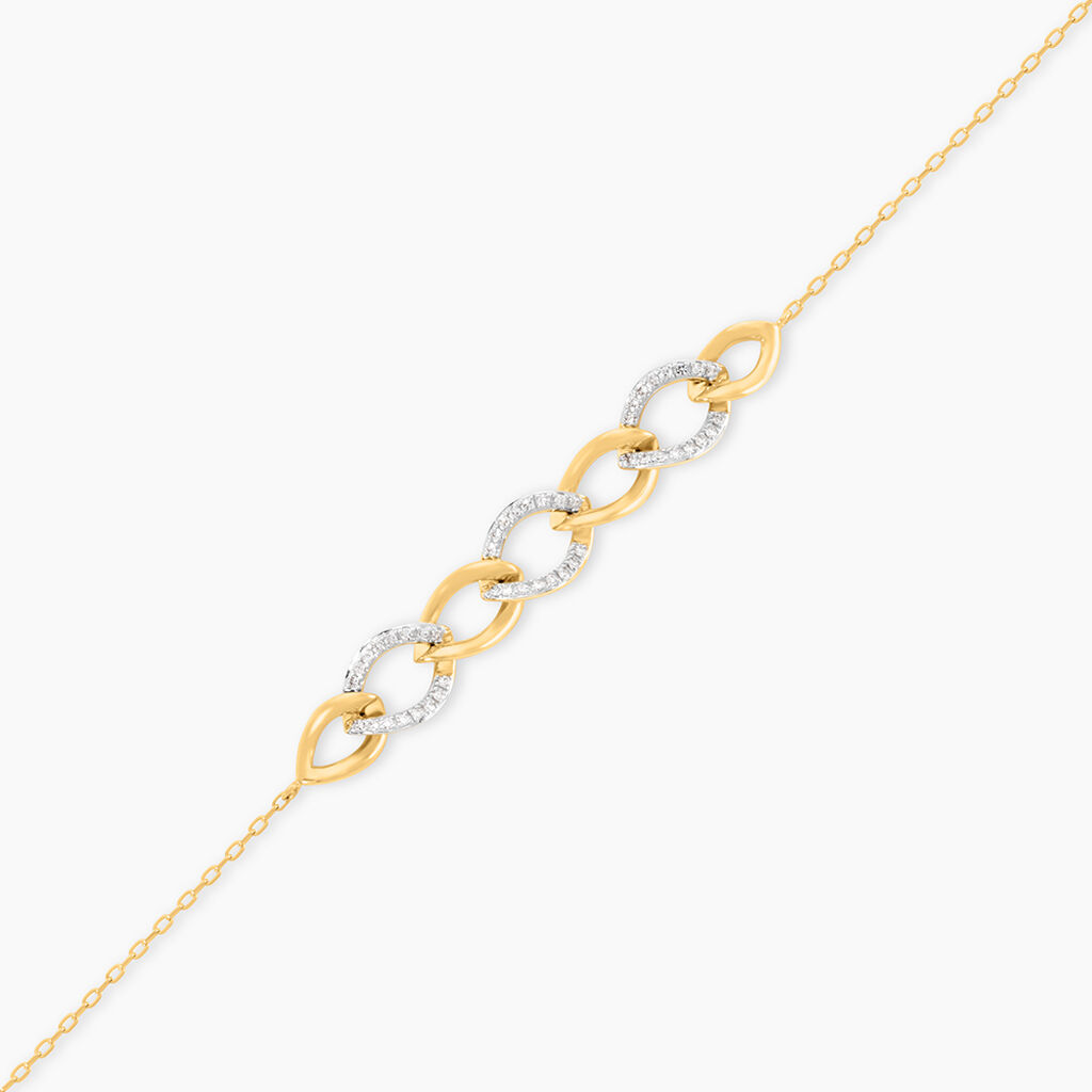 Bracelet Khatijah Or Jaune Diamant - Bracelets Femme | Histoire d&rsquo;Or