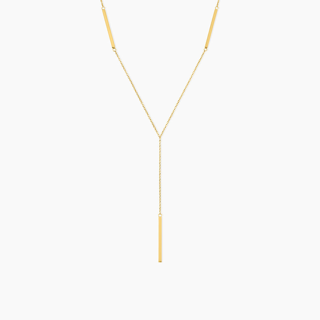 Collier Eilish Acier Jaune - Sautoirs Femme | Histoire d&rsquo;Or