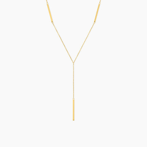 Collier Eilish Acier Jaune - Sautoirs Femme | Histoire d&rsquo;Or