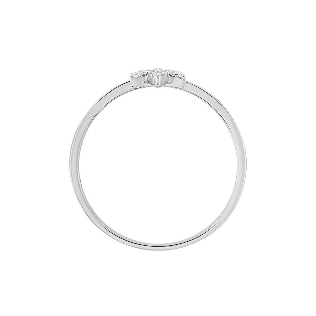 Bague Catia Or Blanc Diamant - Bagues avec pierre Femme | Histoire d’Or