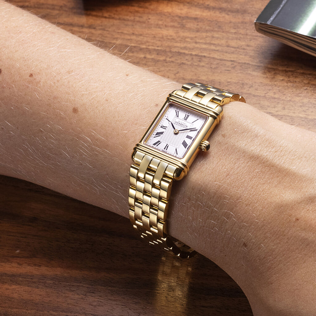 Montre Herbelin Art Deco Blanc - Montres Femme | Histoire d&rsquo;Or