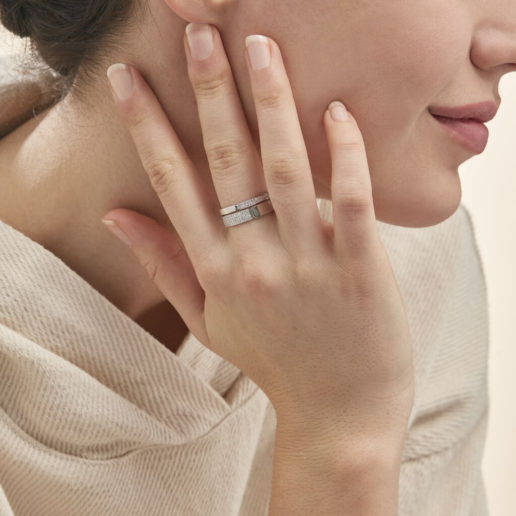 Bague Sophia Or Blanc Diamant - Bagues avec pierre Femme | Histoire d’Or