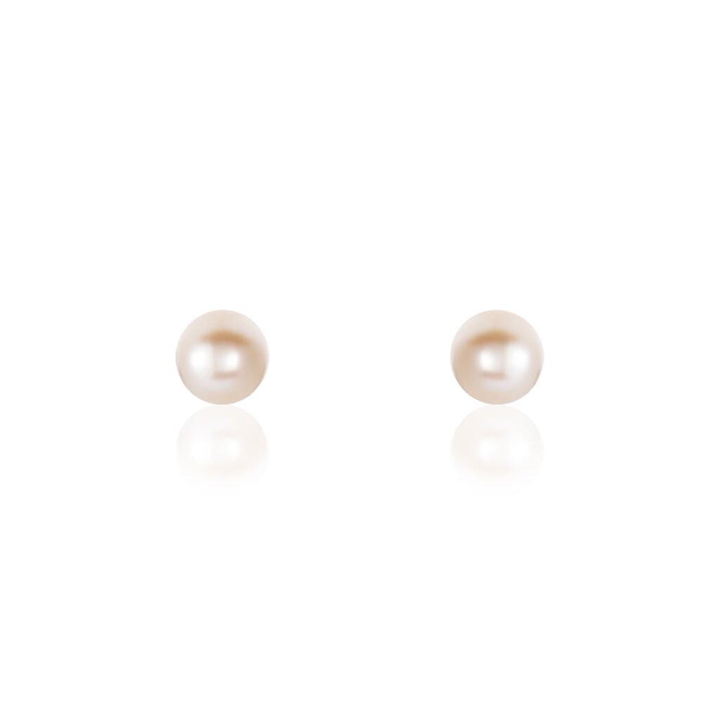 Boucles D'oreilles Suki Or Jaune Perle De Culture - Clous d'oreilles Femme | Histoire d’Or