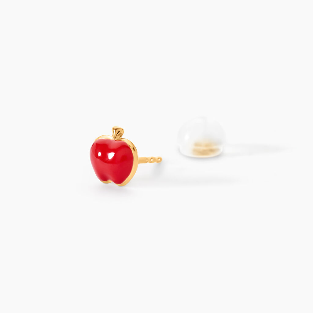 Boucles D'oreilles Puces Eve Or Jaune - Clous d'oreilles Enfant | Histoire d&rsquo;Or