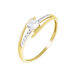 Bague Or Jaune Daegan Oxydes De Zirconium - Bagues solitaires Femme | Histoire d’Or