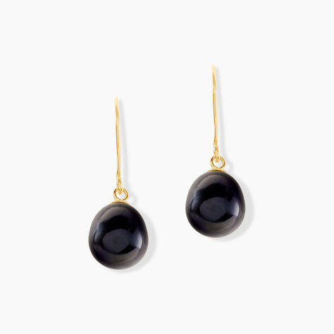 Boucles D'oreilles Pendantes Severiane Or Jaune Perle De Culture - Boucles d'oreilles pendantes Femme | Histoire d’Or