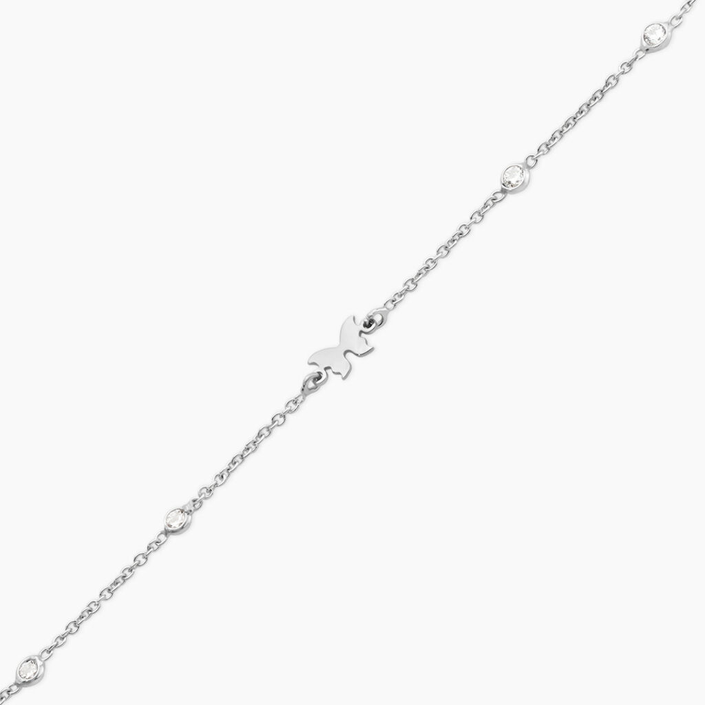 Bracelet Rana Argent Blanc Oxyde De Zirconium - Bracelets Femme | Histoire d&rsquo;Or