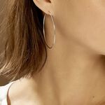 Cr&eacute;oles Dominae Or Blanc - Boucles d'oreilles cr&eacute;oles Femme | Histoire d&rsquo;Or