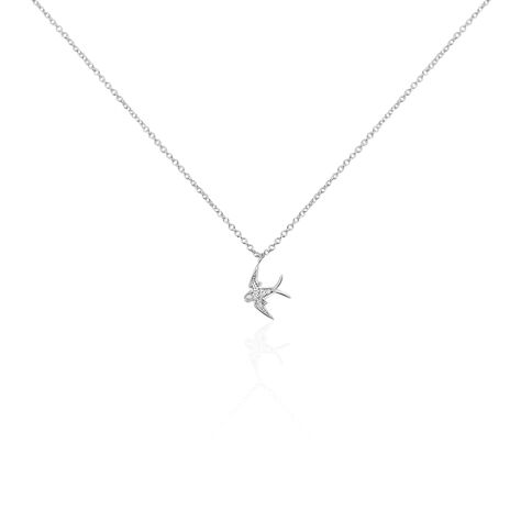 Collier Janea Argent Blanc Oxyde De Zirconium - Colliers fantaisie Femme | Histoire d’Or