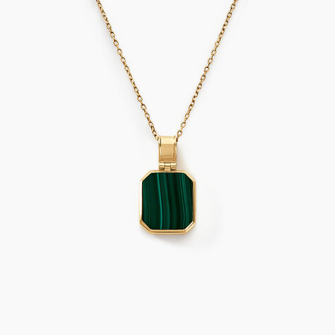 Collier Tertiussa Or Jaune Malachite - Colliers Homme | Histoire d’Or