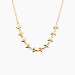Collier Magaly Acier Jaune - Bijoux sans pierre Femme | Histoire d&rsquo;Or