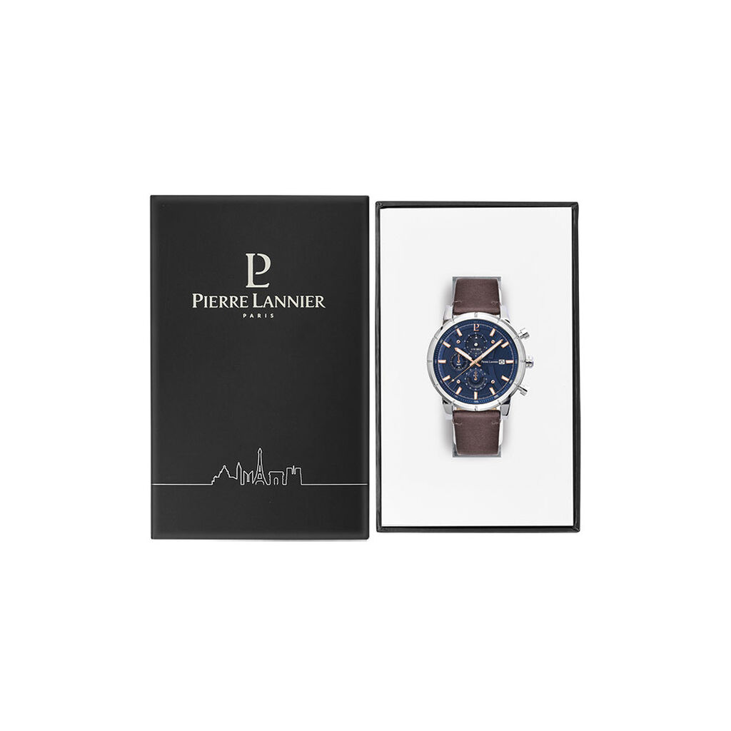 Montre Pierre Lannier Criterium Bleu - Montres Homme | Histoire d’Or