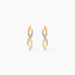 Boucles D'oreilles Puces Smina Or Jaune Diamant - Boucles d'oreilles pendantes Femme | Histoire d&rsquo;Or