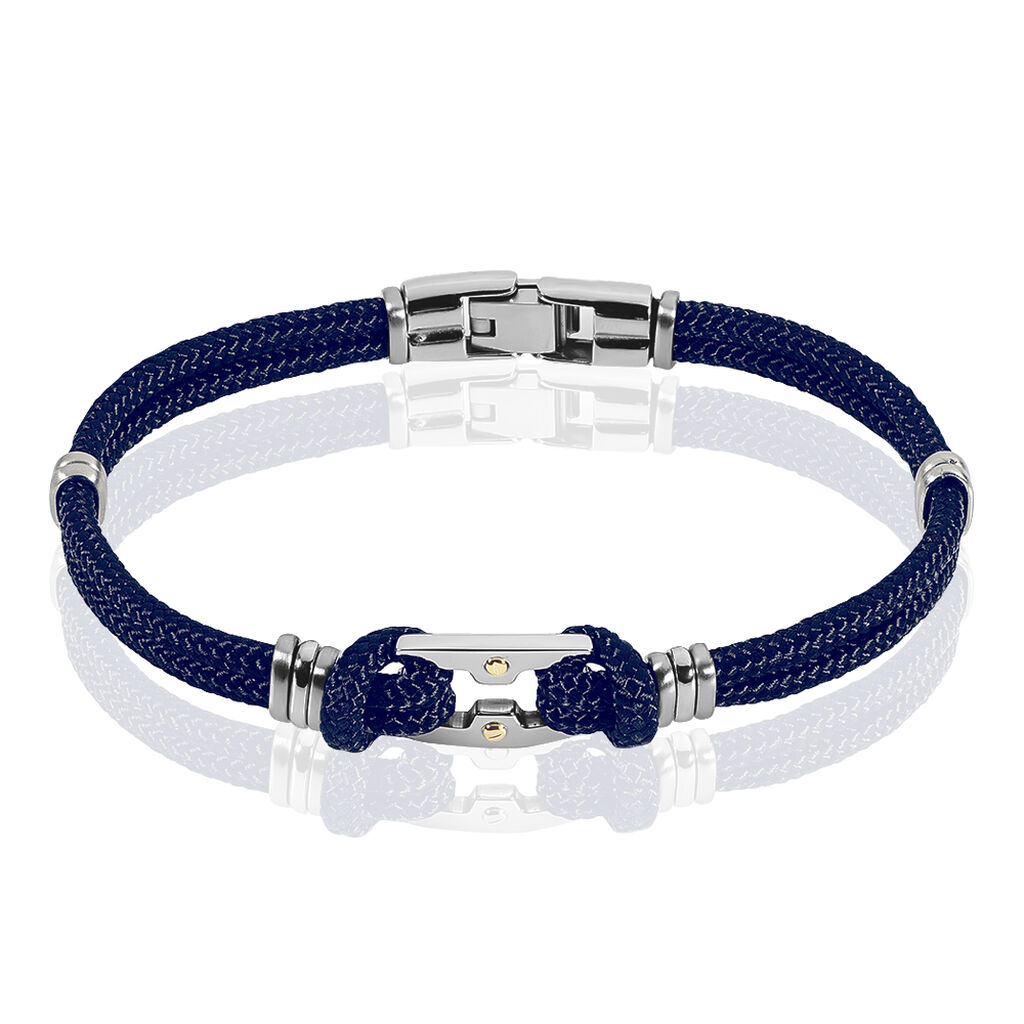 Bracelet Mariska Acier Bicolore - Bracelets cordon Homme | Histoire d’Or