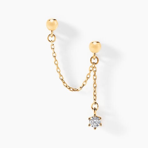 Bijoux D'oreilles Sly Or Jaune Oxyde De Zirconium - Ear cuffs Femme | Histoire d&rsquo;Or