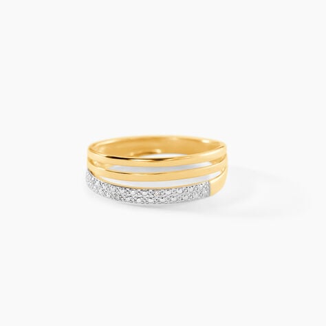 Bague Clotilda Or Jaune Diamant - Bagues avec pierre Femme | Histoire d&rsquo;Or