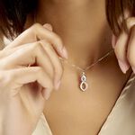 Collier Odile Argent Blanc Oxyde De Zirconium - Colliers fantaisie Femme | Histoire d&rsquo;Or