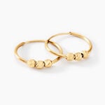 Cr&eacute;oles Aurelya Or Jaune - Boucles d'oreilles cr&eacute;oles Femme | Histoire d&rsquo;Or