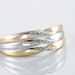 Bague Nesibe Or Tricolore Diamant - Bagues avec pierre Femme | Histoire d’Or