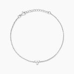 Bracelet Thylane Argent Blanc Oxyde De Zirconium - Bracelets Femme | Histoire d&rsquo;Or