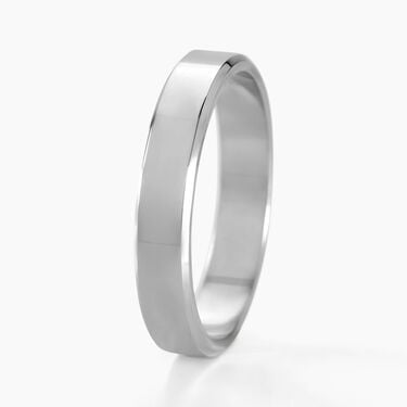 Alliance Inayah Ruban Plat Argent Blanc