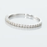 Alliance Julietta Or Blanc Oxyde De Zirconium - Alliances Femme | Histoire d&rsquo;Or