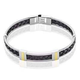 Bracelet Aichatou Or Acier Blanc - Bracelets Homme | Histoire d’Or