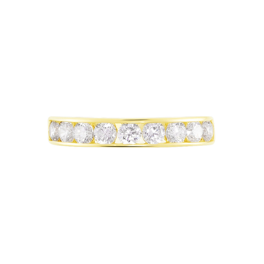 Bague Davila Or Jaune Oxyde De Zirconium - Bagues avec pierre Femme | Histoire d&rsquo;Or