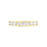 Bague Davila Or Jaune Oxyde De Zirconium - Bagues avec pierre Femme | Histoire d&rsquo;Or