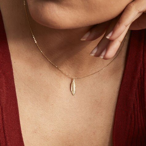 Collier Delphinium Or Jaune - Colliers Femme | Histoire d’Or