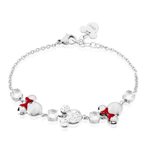 Bracelet Disney Acier Blanc Oxyde - Bracelets fantaisie Femme | Histoire d’Or
