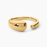 Bague Mattie Argent Dor&eacute; A L'Or 750/1000 - Bijoux sans pierre Femme | Histoire d&rsquo;Or