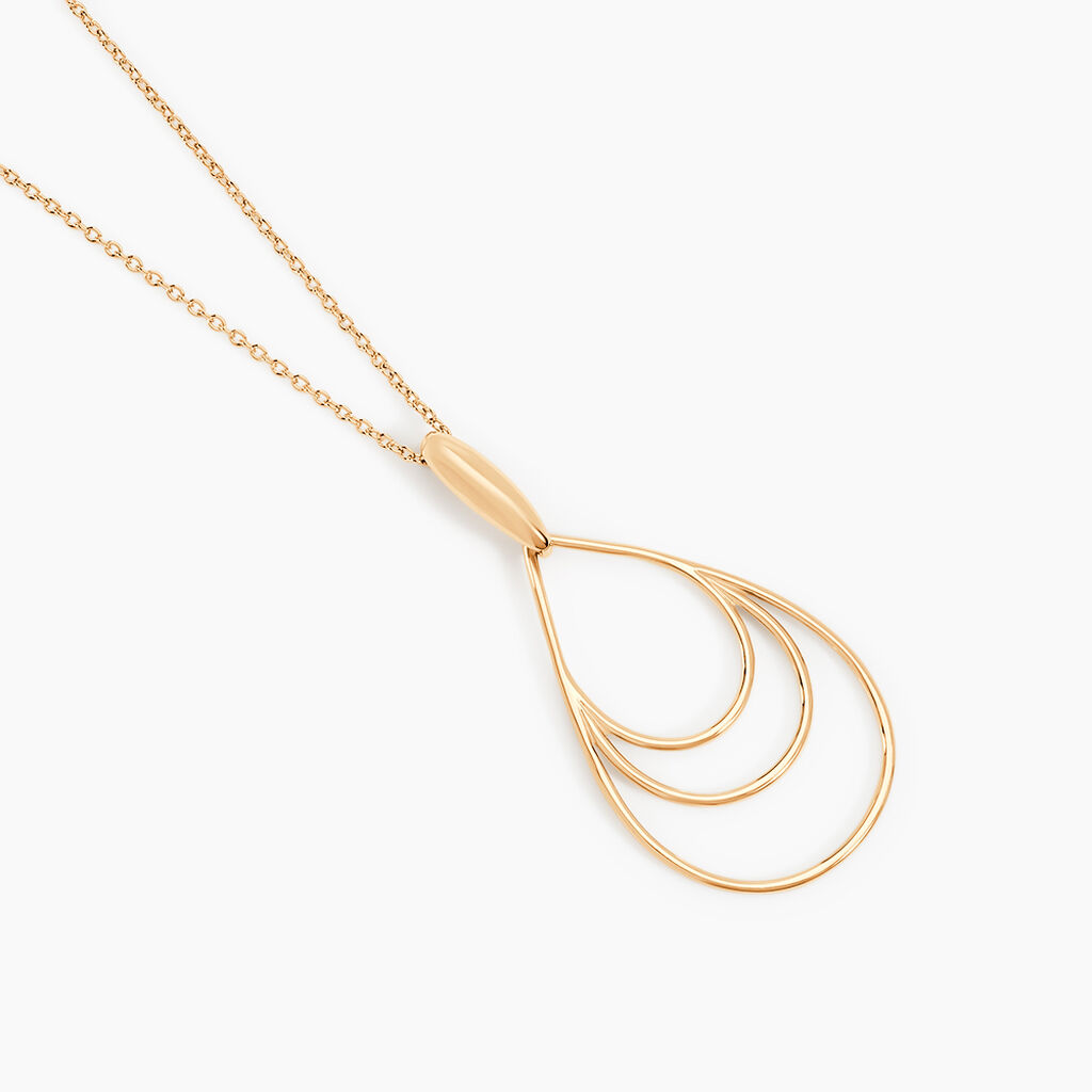 Collier Jenyfer Plaqu&eacute; Or Jaune - Colliers Femme | Histoire d&rsquo;Or