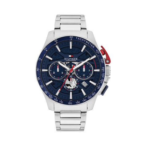 Montre Tommy Hilfiger Bank Bleu - Montres Homme | Histoire d&rsquo;Or