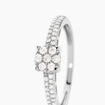 Bague Julia Or Blanc Diamant - Bagues avec pierre Femme | Histoire d&rsquo;Or