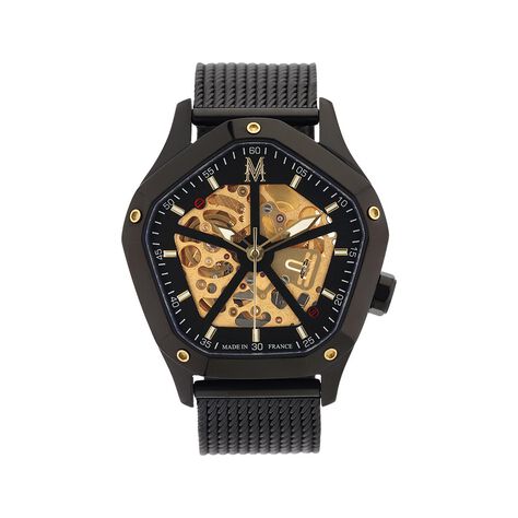 Montre Montignac Geometric Automatique Doré - Montres Homme | Histoire d’Or