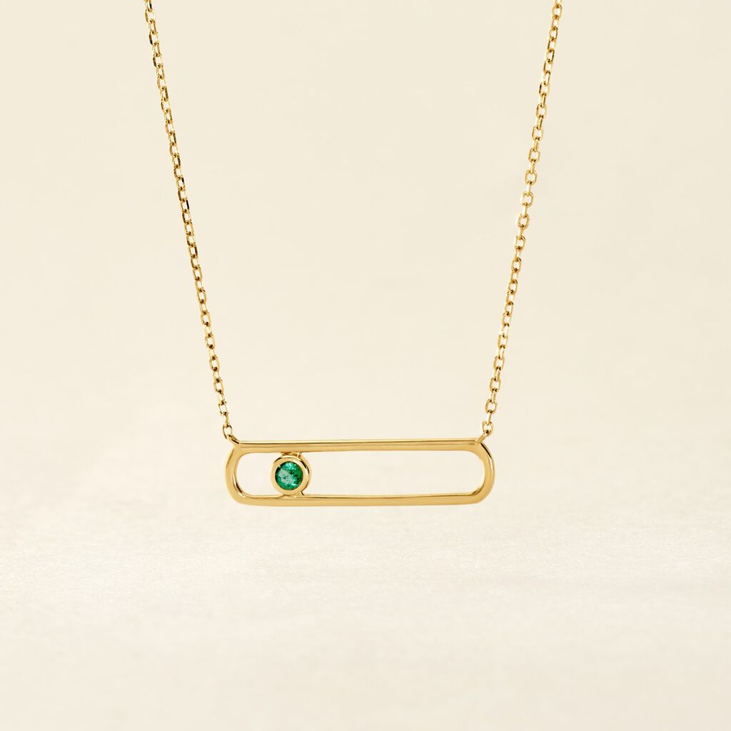 Collier Harmonie Or Jaune Emeraude - Colliers Femme | Histoire d’Or
