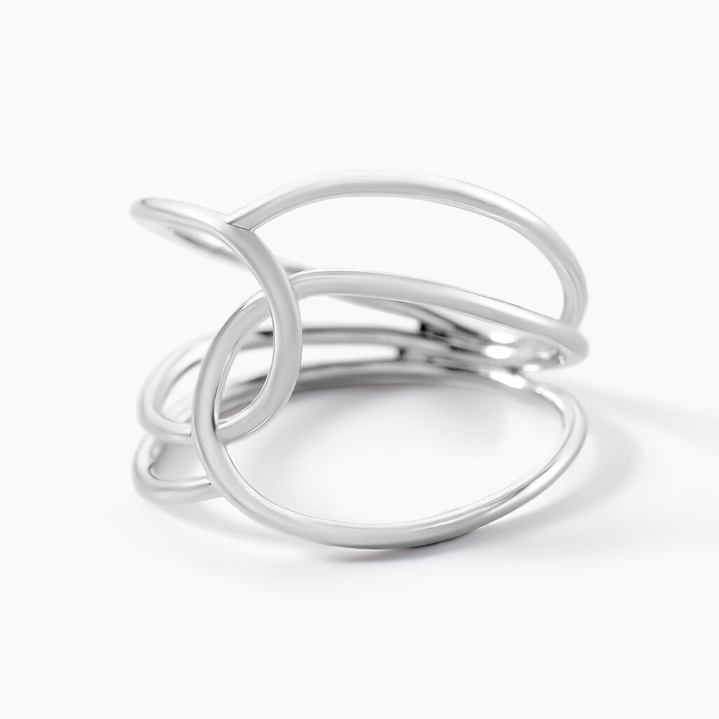 Bague Filigrane Argent Blanc - Bagues fantaisie Femme | Histoire d’Or