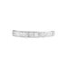 Demi Alliance Juliette Platine Blanc Diamant - Alliances Femme | Histoire d’Or