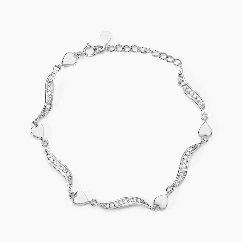 Bracelet Tulin Argent Blanc Oxyde De Zirconium - Bracelets Femme | Histoire d&rsquo;Or