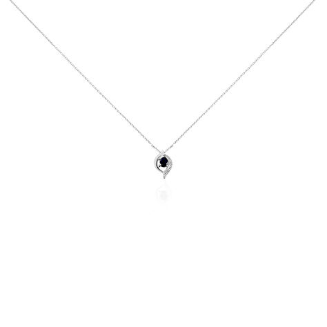 Collier Lydia Or Blanc Saphir - Colliers Femme | Histoire d’Or