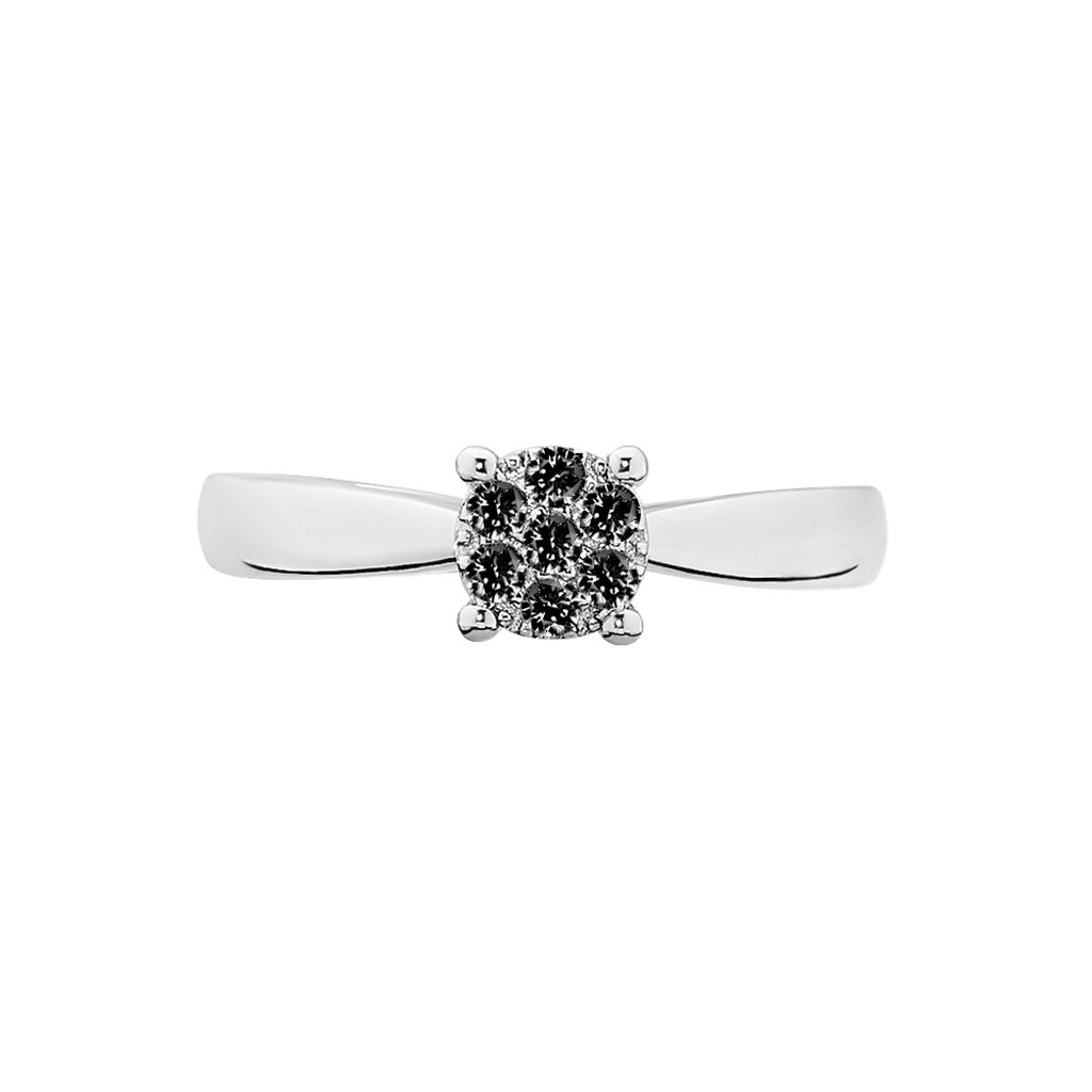 Bague Solitaire Collection Grace Or Blanc Diamant - Bagues solitaires Femme | Histoire d&rsquo;Or